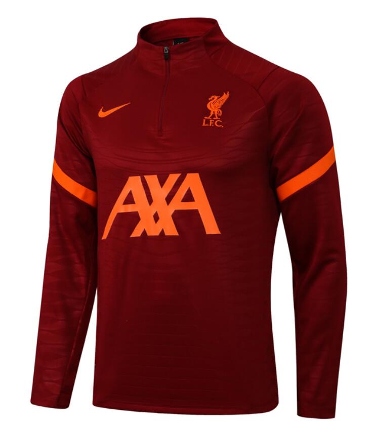 2021/22 Liverpool Red Training Sweatshirt